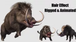 boar pig beast  3D model