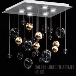 BOLERO AMBER CHANDELIER  3D model