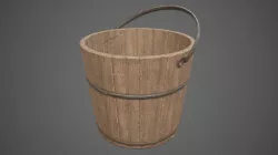 Bucket Low-poly  3D model