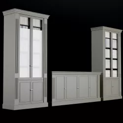 Cabinet and commode 3D model