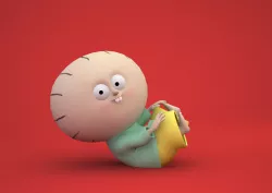 Cartoon Boy 3D model