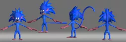 cartoon monkey animation role 3D model