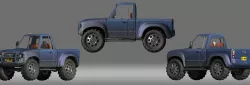 cartoon truck car auto truck vehicle 3D model