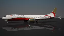 CDB Aviation Boeing 737 max 10  3D model