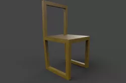Chamfer Design Low-poly  3D model