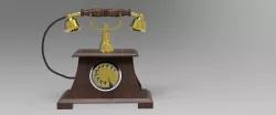 Classic Telephone 3D model