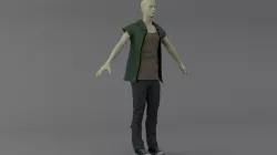 Clothing Set 6 Low-poly  3D model