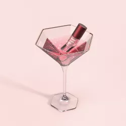Cocktail Glass and Lip Gloss 3D model