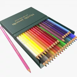 Colored pencils 3D model