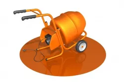 Concrete mixer 3D model