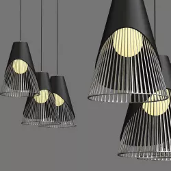 Conic Section Light 3D model