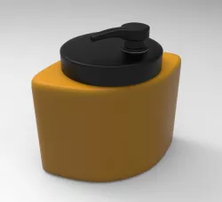 Cosmetic bottles 3D model  cream bottle  3D model