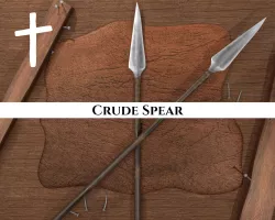 Crude Spear 3D model