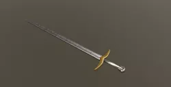 Crusader sword Low-poly  3D model