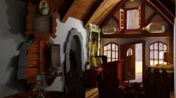 Curse of Monkey Island - Chicken restaurant  3D model