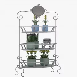 Decorative Shelve 02 3D model