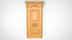 Door carving 3D models for artcam and aspire 3D model