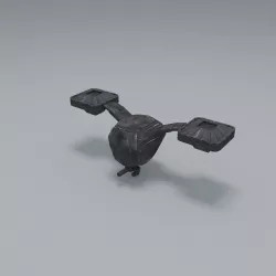 Dron scifi  Low-poly  3D model