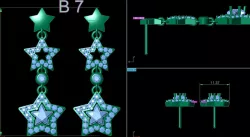 Earrings 3D model