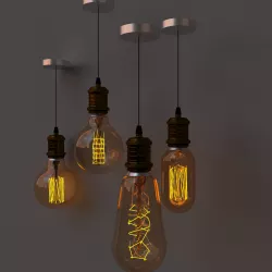 edison lamp 3D model