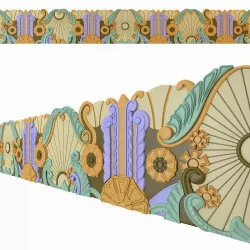 Egyptian molding 3D model