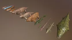 extinct animals Low-poly  3D model