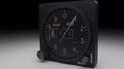 F16 Altimeter 3D model