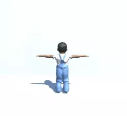 Female Child 3D model