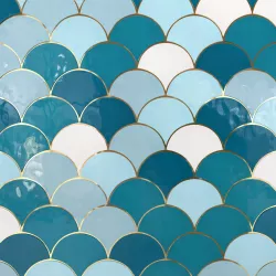 fish tiles 3D model