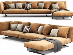 Flexform Evergreen Chaise Lounge 3D model
