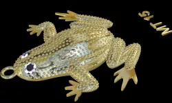 Frog pendant 3D model