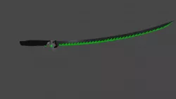 Genji Sword Replica Low-poly  3D model