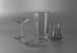 Glass 3D model