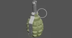 Grenade F1 3D model
