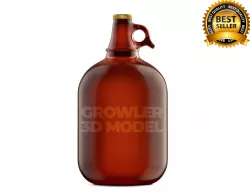 Growler Beer 3D model