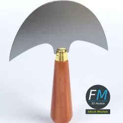 Half Moon knife 3D model