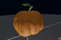 Halloween Pumpkin   High Level of Detail   Organic Looking 3D model