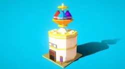 HIE Potion Shop N1 Low-poly  3D model