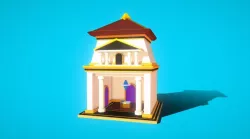 HIE Save Point N1 Low-poly  3D model
