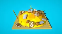 HIE Treasure N1 Low-poly  3D model