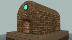 Historical Structure Low-poly  3D model