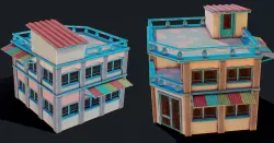 House of Color F Low-poly  3D model
