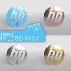 HP Logo Pack Version1  3D model