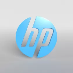 HP Logo Version1 001 3D model