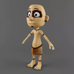 Human boy 3D model
