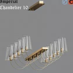 Imperial Chandelier 10 Loft Concept 3D model