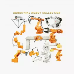 Industrial Robots Collection 3D model