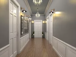Interior corridor 3D model