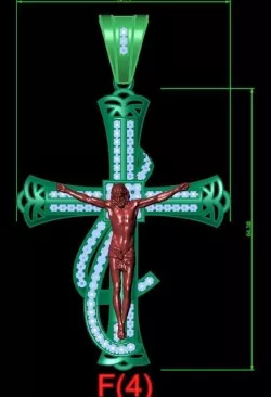 Jesus pendant 3D model