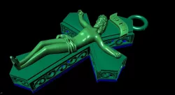 Jesus pendant 3D model